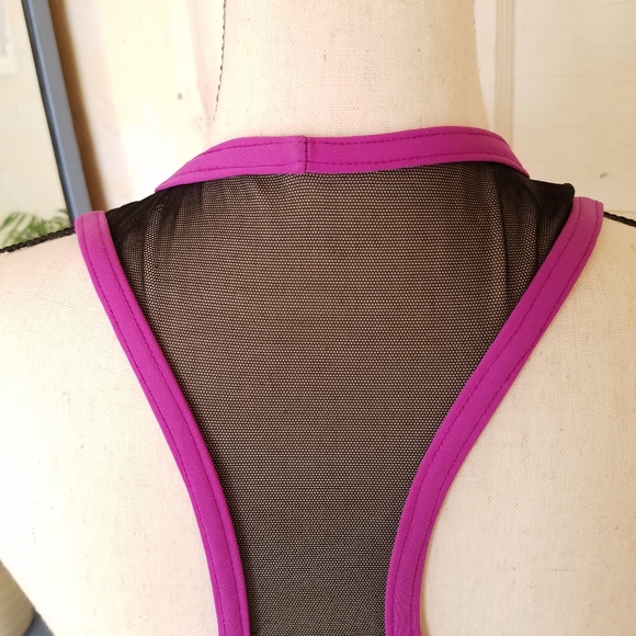 Leapin Leotards Dark Gray Racerback Tank Top - Picture 4 of 8